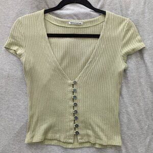 Reformation Nella Top in color Limon (Size S)